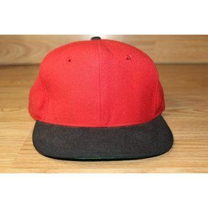 Red And Black Snapback Hat